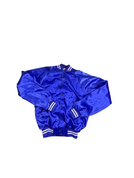 Wearguard Other - Vintage 90s WearGuard Bomber Jacket USA Made Royal Blue White Nylon Small